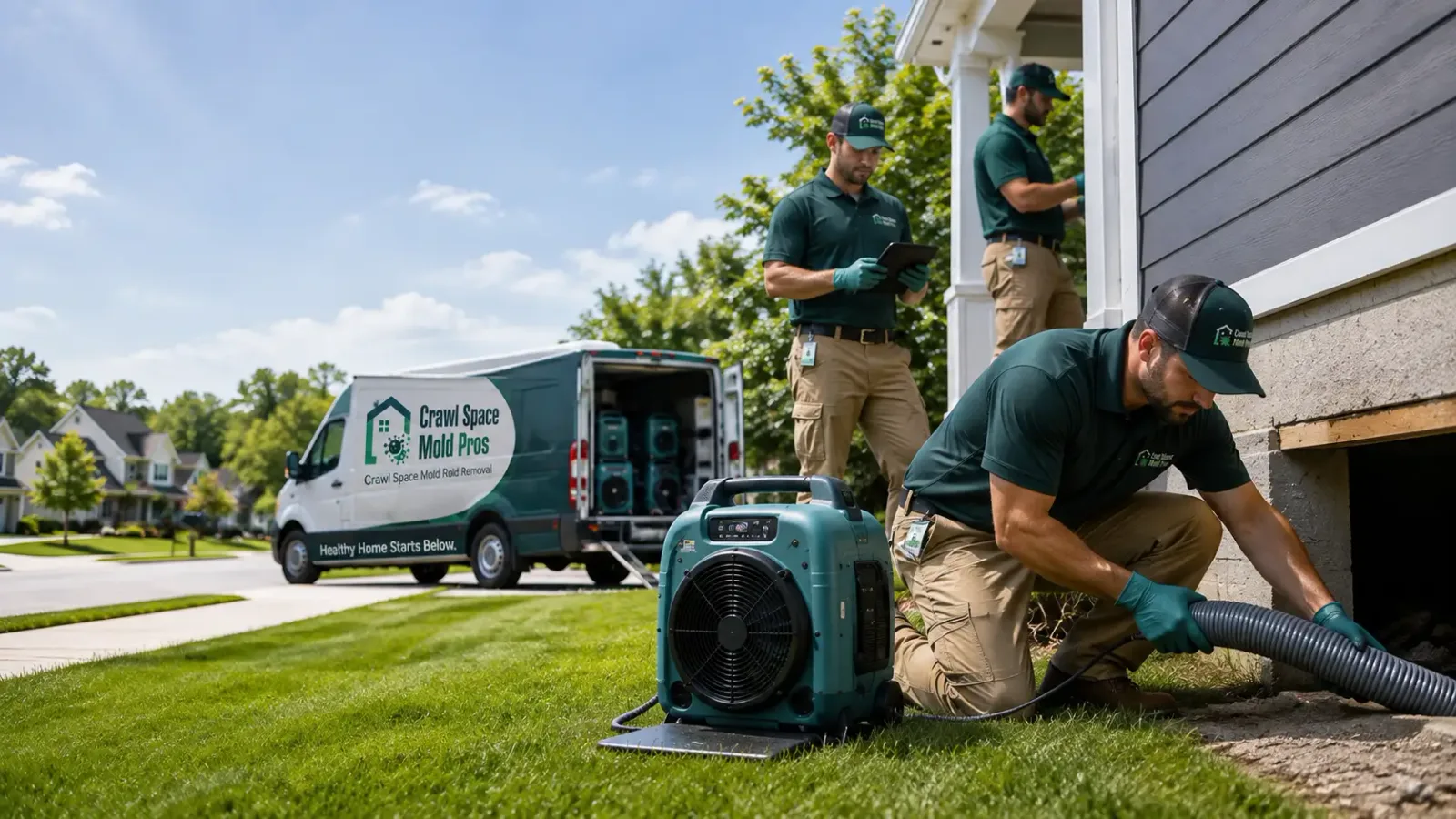 Crawl Space Mold Removal in Minneapolis, NC